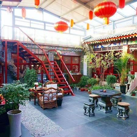 Templeside Deluxe Hutong Hotel Peking Exterior foto