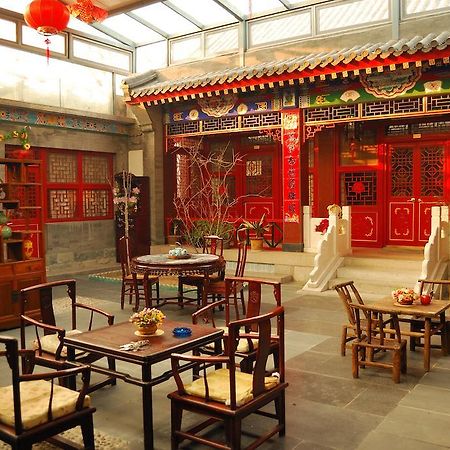Templeside Deluxe Hutong Hotel Peking Exterior foto