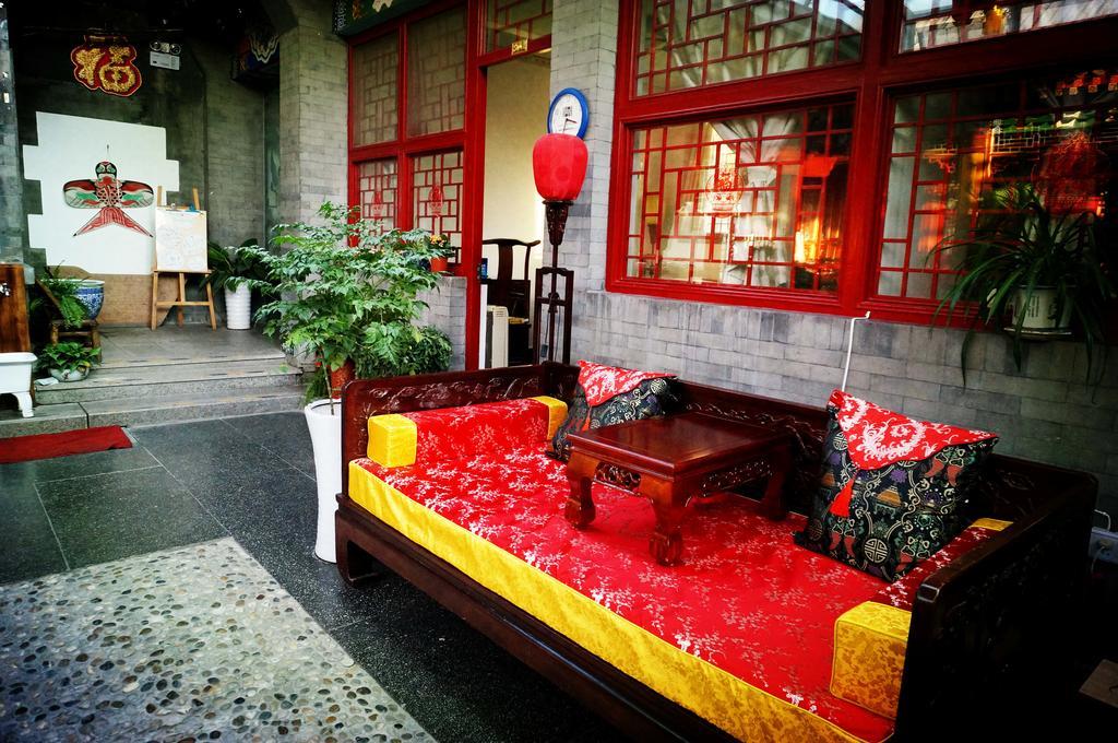 Templeside Deluxe Hutong Hotel Peking Exterior foto