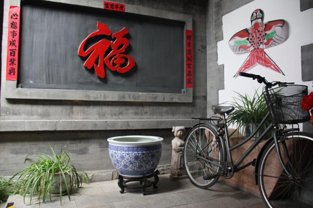 Templeside Deluxe Hutong Hotel Peking Exterior foto
