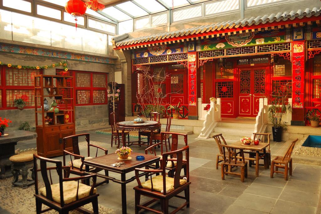 Templeside Deluxe Hutong Hotel Peking Exterior foto