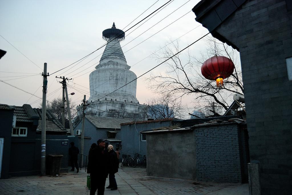 Templeside Deluxe Hutong Hotel Peking Exterior foto