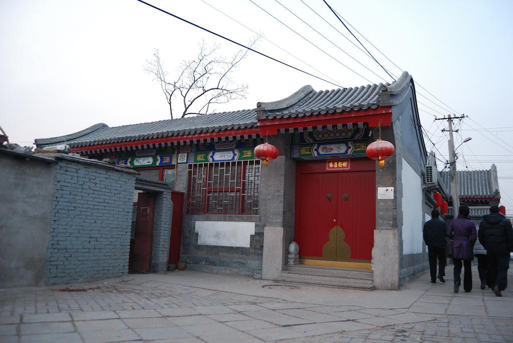 Templeside Deluxe Hutong Hotel Peking Exterior foto