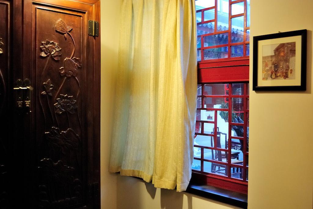 Templeside Deluxe Hutong Hotel Peking Exterior foto