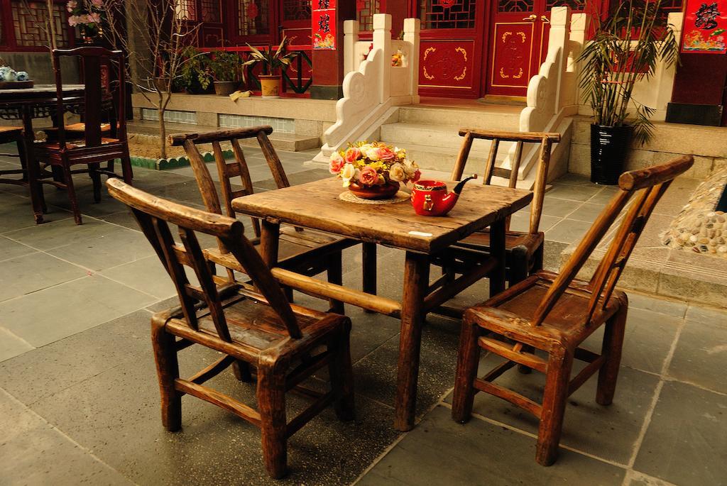 Templeside Deluxe Hutong Hotel Peking Exterior foto